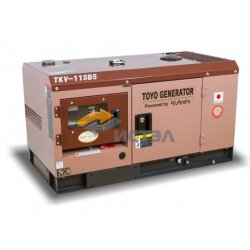 Дизельный генератор TOYO TKV-11SBS (Япония) в шумозащитном кожухе