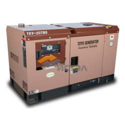 Дизельный генератор TOYO TKV-20TBS (Япония) в шумозащитном кожухе