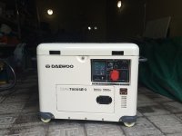 Трехфазный дизель-генератор 6 кВт в кожухе для загородного дома