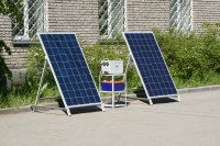 Электроснабжение с использованием солнечных батарей.