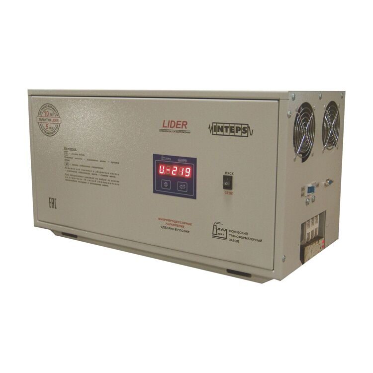 Стабилизатор напряжения LIDER (Лидер) PS15000SQ-PRO-15